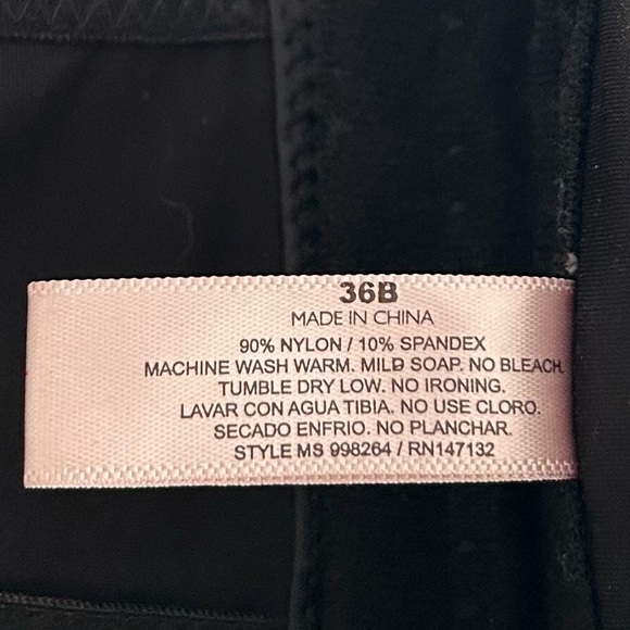 Hush Intimates Black Lace Bra | Size 36B - Picture 4 of 4